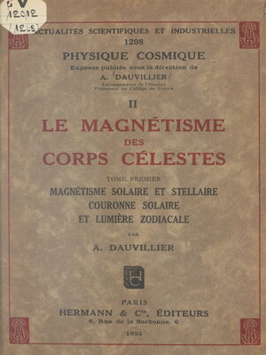 cover image of Le magnétisme des corps célestes (1)